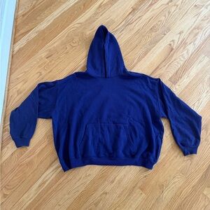 Skims hoodie deep purple fleece lined